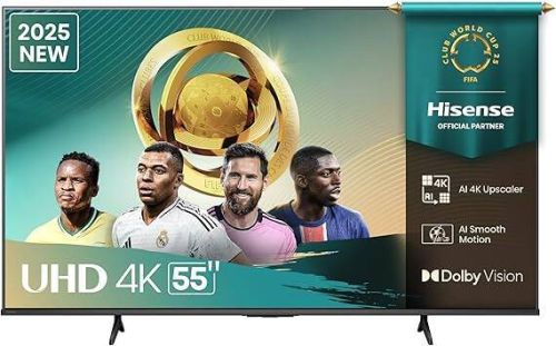 Televisor Hisense 55" 4K UHD Smart Vidaa Dolby Vision HDR 55A6GQ