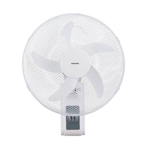 Ventilador Pared INFINITON 43 cm 5 Aspas 3 Velocidades Blanco WN31W
