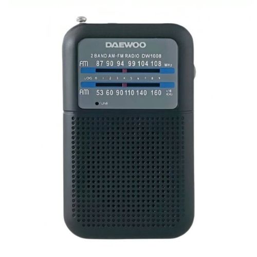 Radio Portátil Daewoo DW1008 Negra DW1008BK