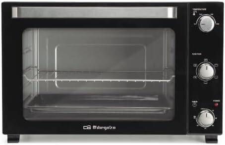 Horno de Sobremesa con Convección y Doble Cristal ORBEGOZO HOT608