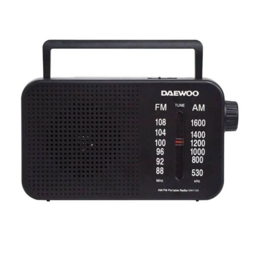 Radio Portátil DAEWOO DW1123 Negra DW1123