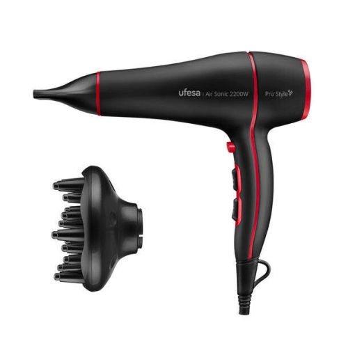 Secador UFESA Airsonic 2200W Iónico 2 Velocidades 3 Temperaturas 60306077