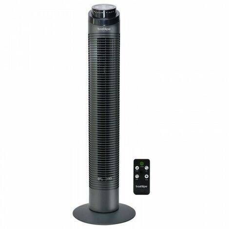 Ventilador de Torre Bastilipo Varadero 3 Velocidades Mando 117cm 2925