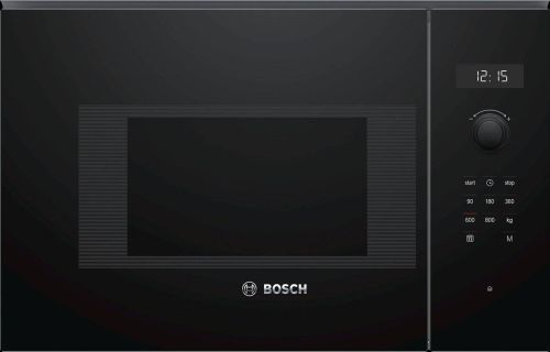 Microondas integrable Bosch 20L sin marco cristal negro BFL524MB0