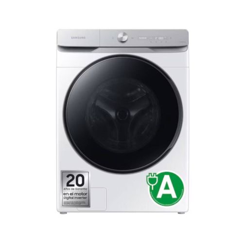 Lavadora SAMSUNG 20kg 1000rpm WiFi AI EcoBubble Clase A WF20DG8650BWU3