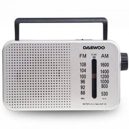 Radio Portátil Daewoo DW1122 Plata DW1122
