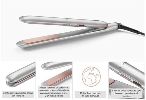 Plancha de Pelo Babyliss de Cerámica 3 Temperaturas ST260E