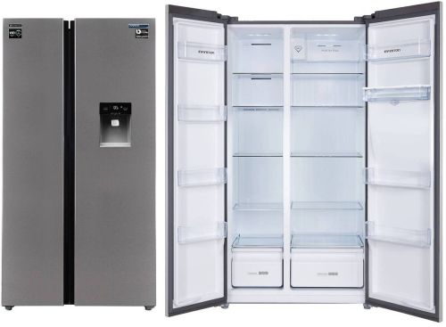 Frigorífico Side by Side INFINITON Inox 503L Clase E Dispensador Agua SBS503A77XED