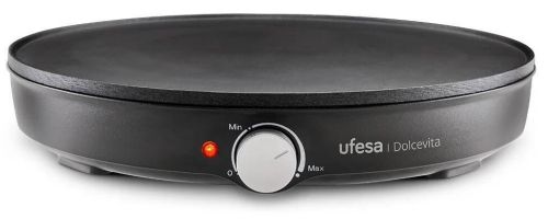 Crepera Ufesa 1000W Placa Antiadherente Temperatura Regulable Dolcevita