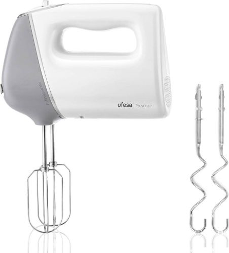Batidora Amasadora Ufesa Provence 600W con 5 Velocidades y Turbo Varillas Inox BV5656
