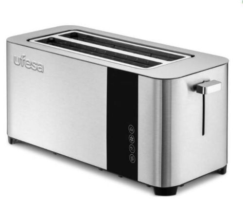 Tostadora Ufesa 2 Ranuras Largas Inox Digital 1400W Duoplusdelux