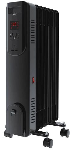 Radiador de Aceite 1500W Negro con Termostato HTW HTWRAD71500SH