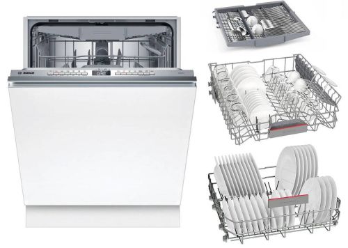 Lavavajillas Integrable 14 Cubiertos Clase C Inox BOSCH SMV4HVX14E