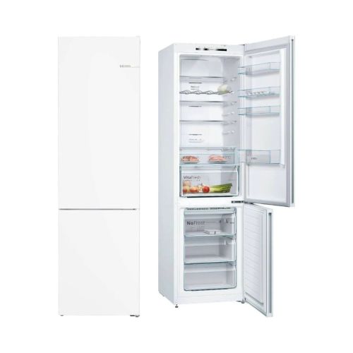 Frigorífico Combi Bosch NoFrost 203x60cm 368L VitaFresh Blanco KGN39VWEB