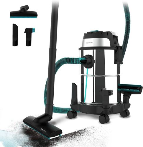 Aspirador Sólidos y Líquidos de Metal 16L CECOTEC ROCKSTAR 08113