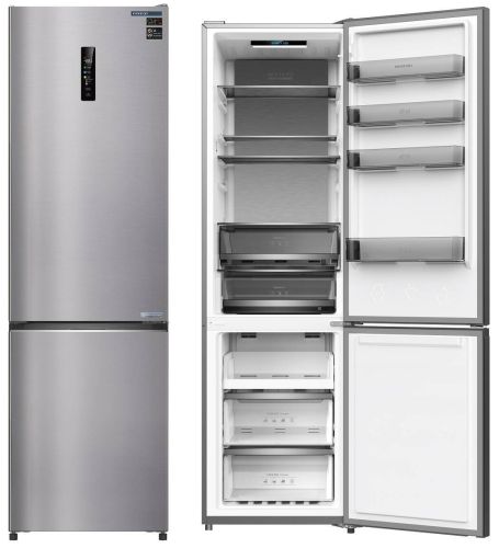 Frigorífico Combi No Frost Inox Clase A INFINITON FGC405C20XAS