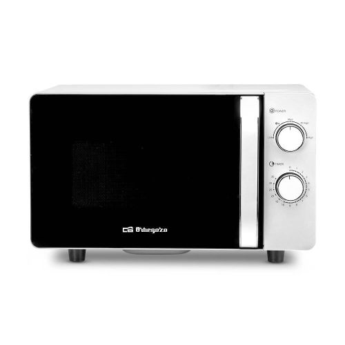 Microondas ORBEGOZO Flatbed 20 L Sin Plato con Interior Cerámico MI2060CE