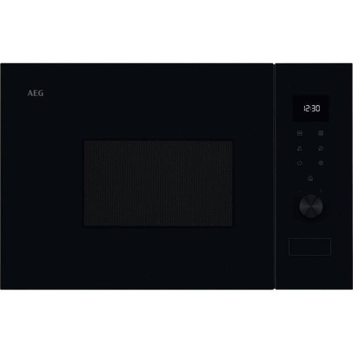 Microondas AEG OS5MG20EB 20L con Grill 1000W Cristal Negro Integrable