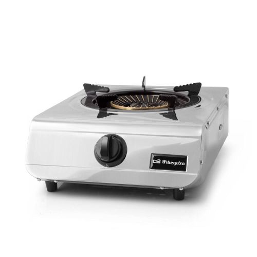 Hornillo de Gas Inox con Triple Corona ORBEGOZO FO1710