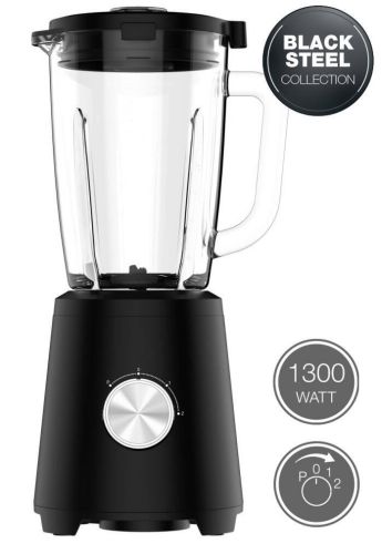 Batidora de Vaso 1300W con Jarra de Cristal 1,75L PRINCESS 212103PR