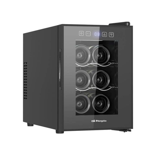 Vinoteca Termoeléctrica Silenciosa con Ventana Panorámica ORBEGOZO VT640