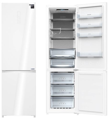 Frigorífico Combi Infiniton FGC403C20WDC 405L No Frost Cristal Blanco Inverter