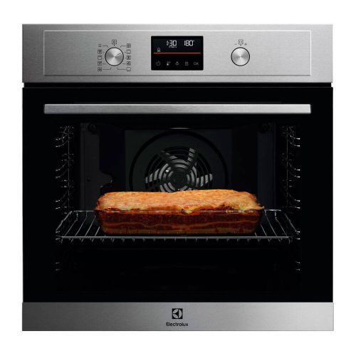 Horno Multifunción Pirolítico Inox con Display LED ELECTROLUX EOF4P56X