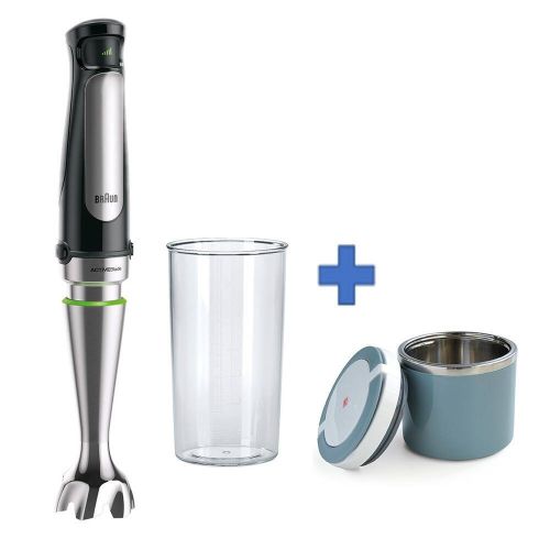 Batidora de Mano 1000W con Vaso Medidor y Lunch Box BRAUN MQ7000XLUNCH