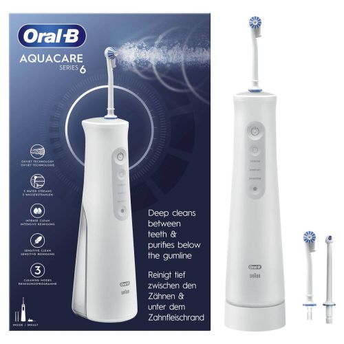 Irrigador Dental Braun Oral-B AQUACARE6 Inalámbrico con Batería