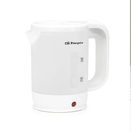 Hervidor de Agua ORBEGOZO KT4510 Viaje 0,5L 900W con 2 Tazas