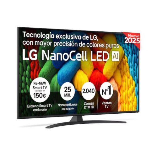 Televisor 75" LG 75NANO81A6A NanoCell 4K UHD Smart TV IA