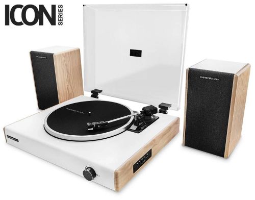 Tocadiscos Energy Sistem Woodspin+ Bluetooth con Altavoces 40W USB Encoder