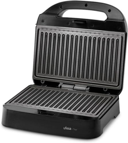 Grill UFESA THOR 750W Parrilla Panini Antiadherente Compacta