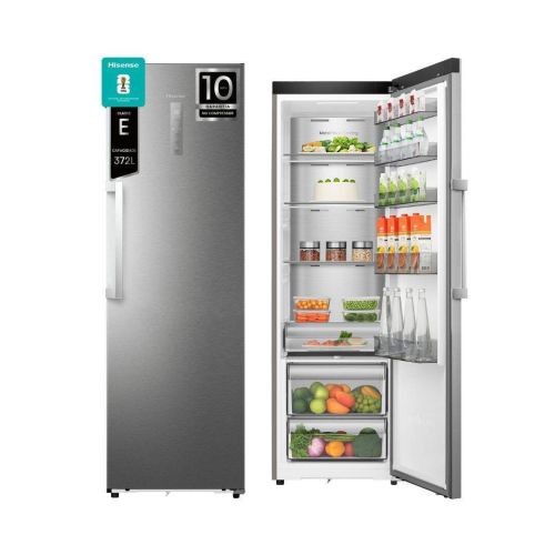 Frigorífico 1 Puerta Hisense RL3K370SAIE1 No Frost Inox 372L Kitchen Fit