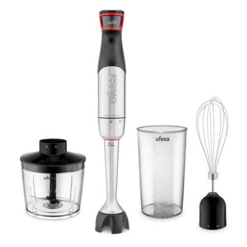 Batidora de Mano 1500W Inox con Accesorios UFESA SATELLITE1500MAX