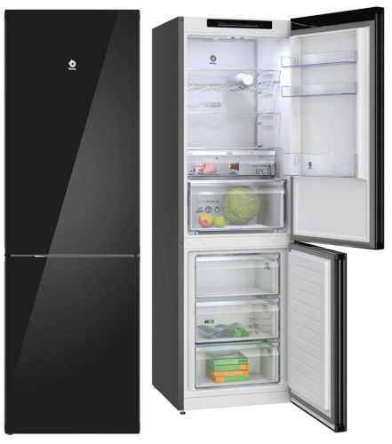 Frigorífico Combi Balay 3KFD655NI Cristal Negro No Frost 326L