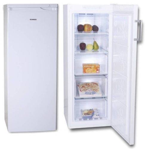 Congelador Vertical ROMMER CVE44 168L Blanco 5 Compartimentos