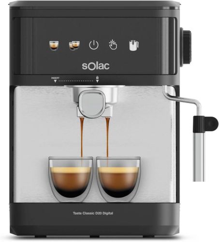 Cafetera Express SOLAC CE4421 Taste Classic D20 20 Bares Digital Táctil