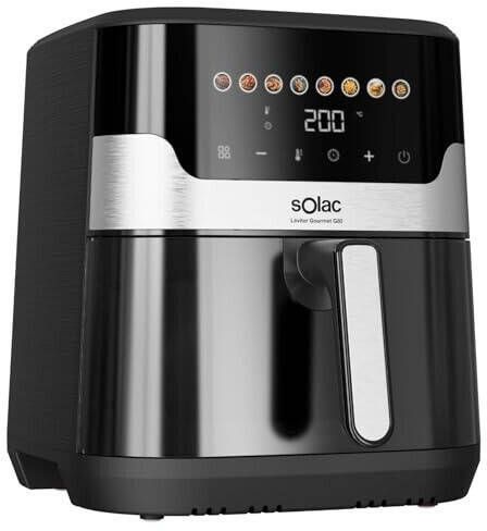 Freidora Sin Aceite SOLAC FA1701 8L 1700W Digital Negra