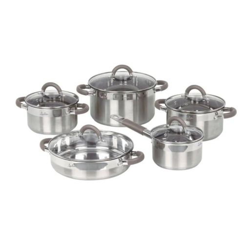 Batería de Cocina Acero Inoxidable 5 Piezas JATA-H BC10