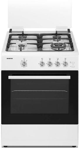 Cocina de Gas INFINITON 4 Fuegos Blanca 60 cm CC60BBLE