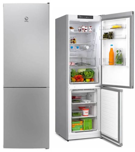 Frigorífico Combi Acero Inoxidable Antihuellas 186x60 BALAY 3KFE553XI