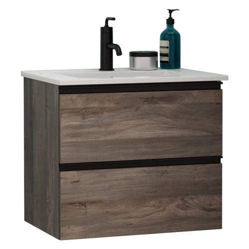Mueble de Baño 60 cm con Lavabo en color Olmo Habano WABI
