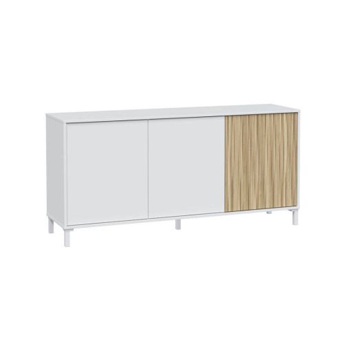 Aparador con Tres Puertas en color Artik y Natur ETHNA 0E6608A
