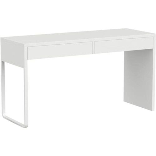 Escritorio Reversible en Blanco con Dos Cajones TOUCH 002315A