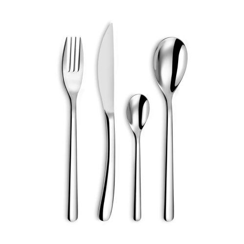 Set de 24 Cubiertos de Acero Inox Modelo Simple de AMEFA