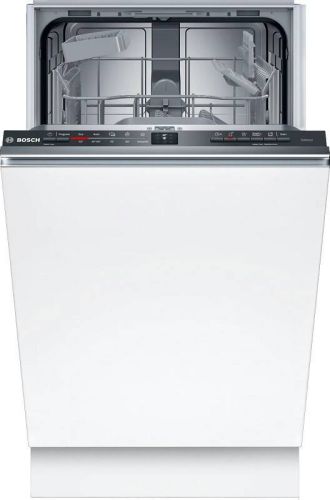 Lavavajillas 45 cm Integrable 9 Servicios Clase E Negro Infolight Blanco BOSCH SPV2HKX42E
