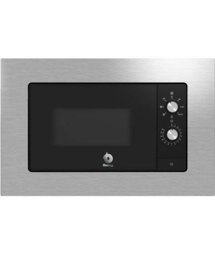 Microondas 20 L C/Grill Encastrable Negro con Marco Acero Inoxidable BALAY 3CG6112X3
