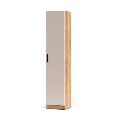 Mueble Multiusos 1 Puerta con Estantes ELBA Acabado Mauvella-Beig A031EL03MVG