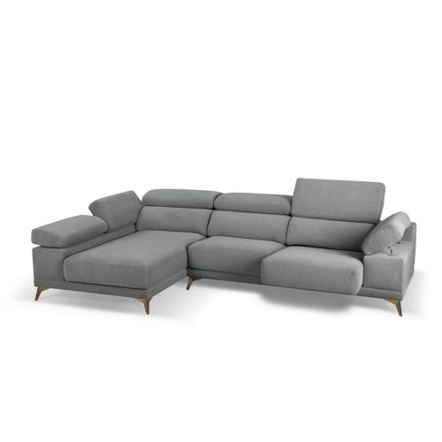 Chaise Longue con Asientos Deslizantes Tapizado en Tela Izquierda NIZA